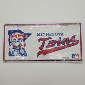 Minnesota Twins MLB vintage novelty license plate